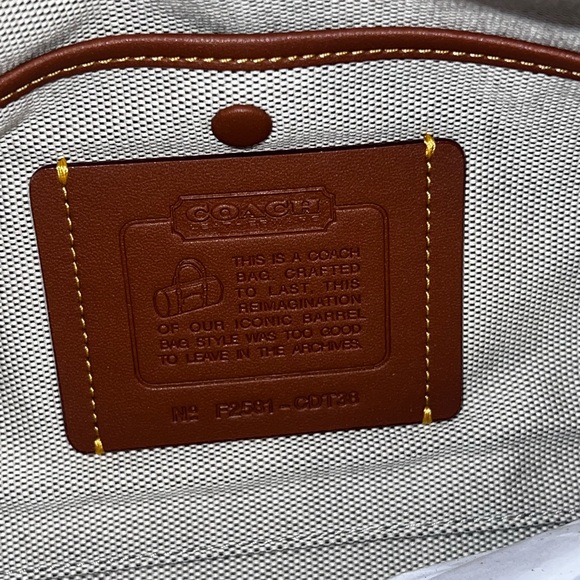 Coach Kisslock Barrel Bag in Chocolate - Picture 6 of 8